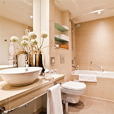 Large Bathroom | 4 Star Hotels | Accommodation | Tours In Saintpetersburg